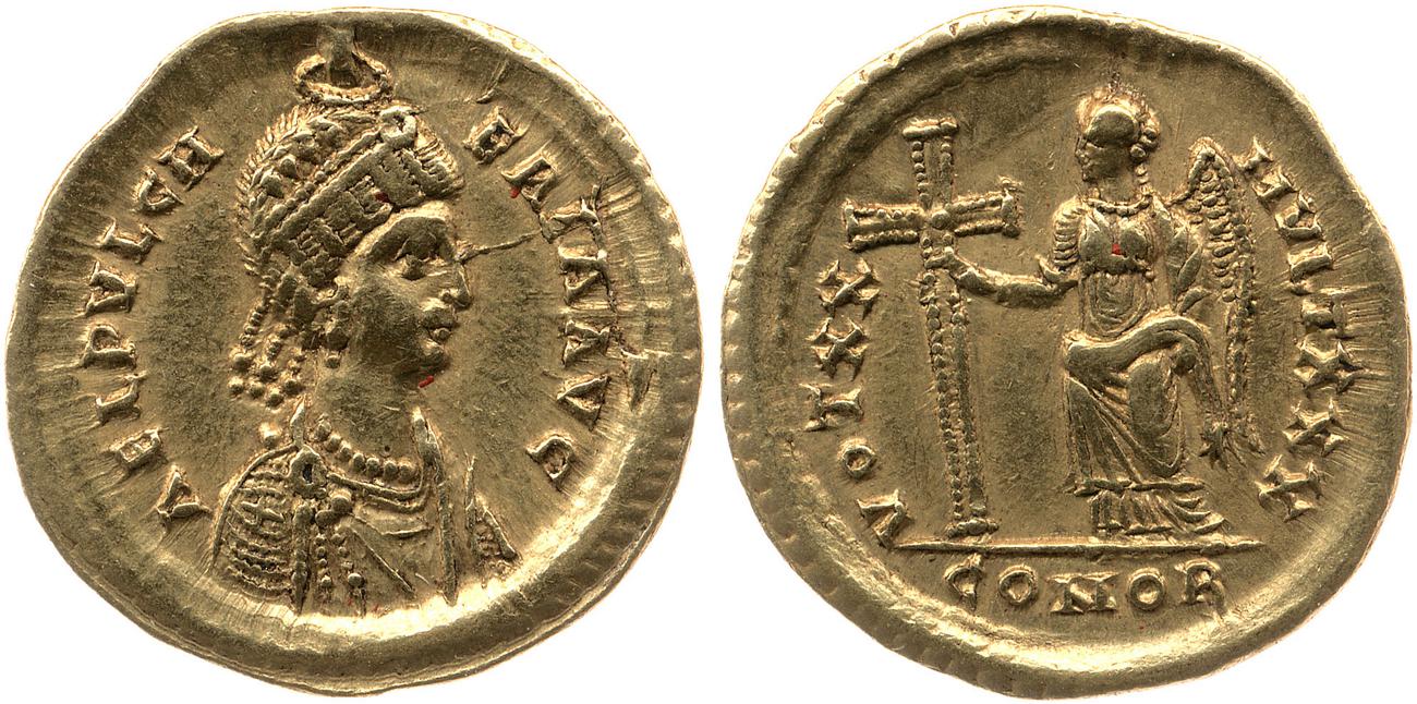 аверс RIC X Theodosius II (East) 220