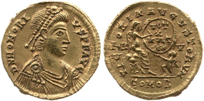 реверс RIC X Honorius 1334