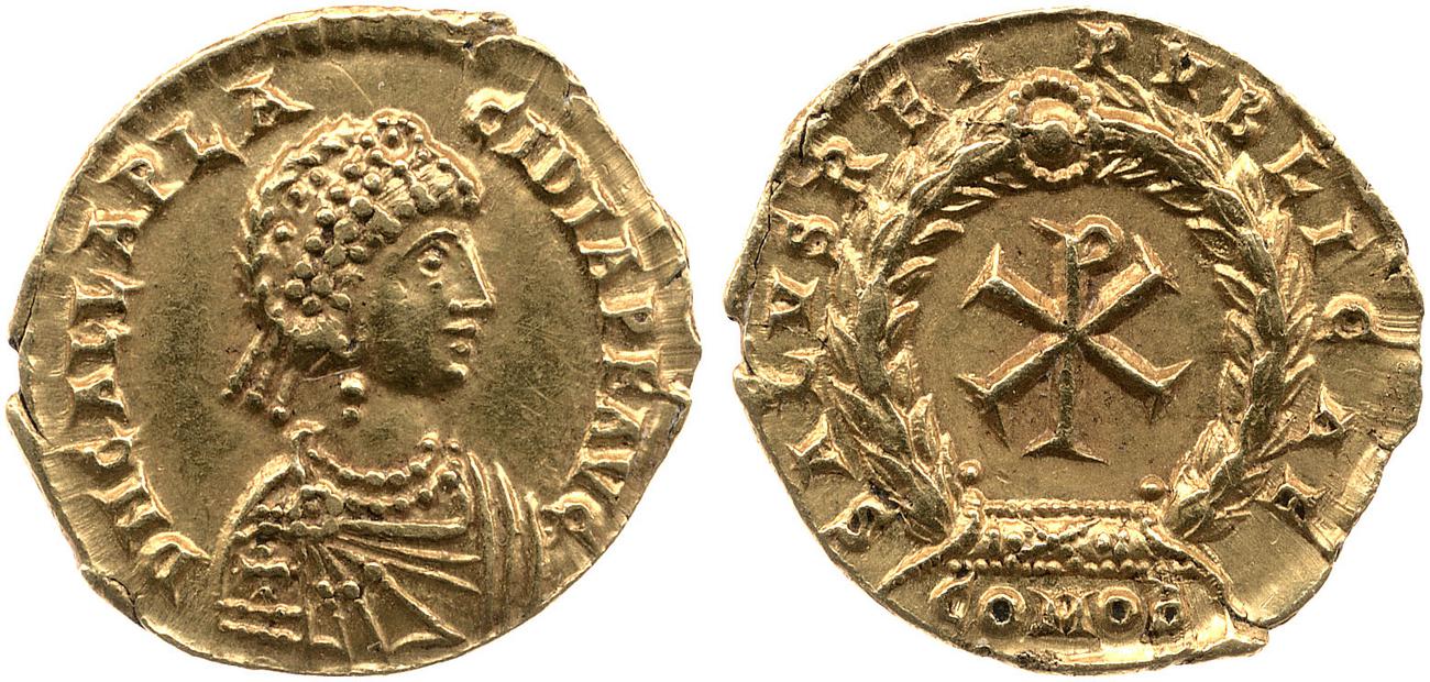 аверс RIC X Valentinian III 2054