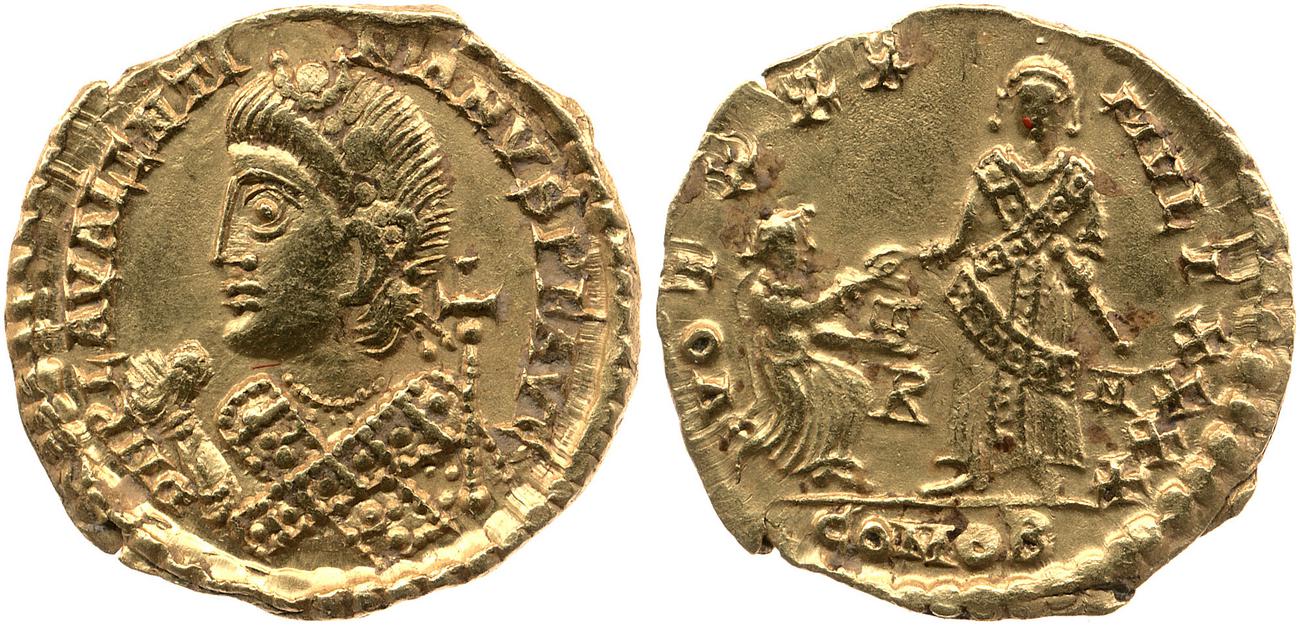 аверс RIC X Valentinian III 2044