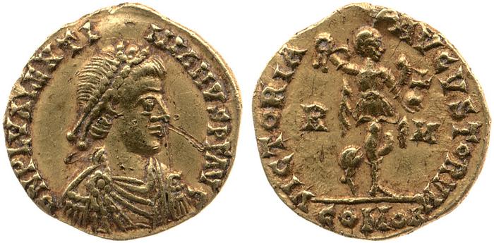 реверс RIC X Valentinian III 2004