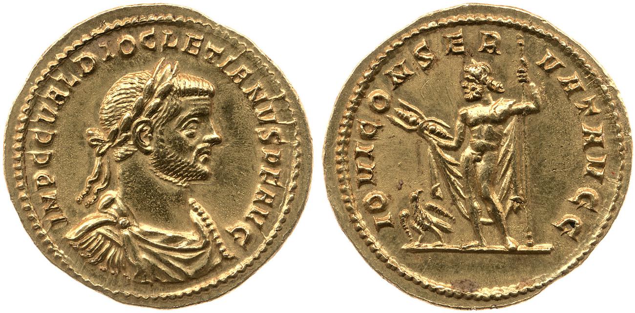 аверс RIC V Diocletian 141