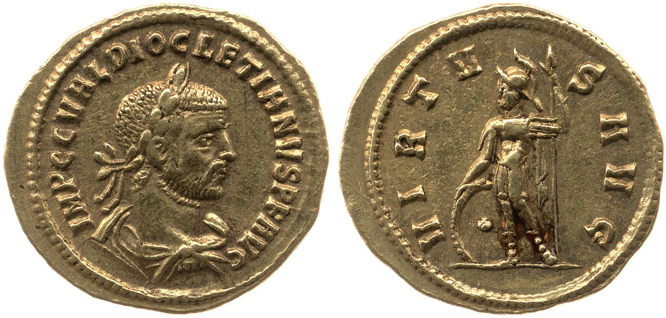 obverse RIC V Diocletian 304