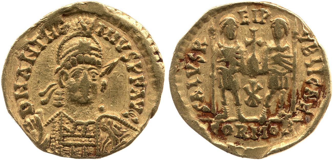 аверс RIC X Anthemius 2823