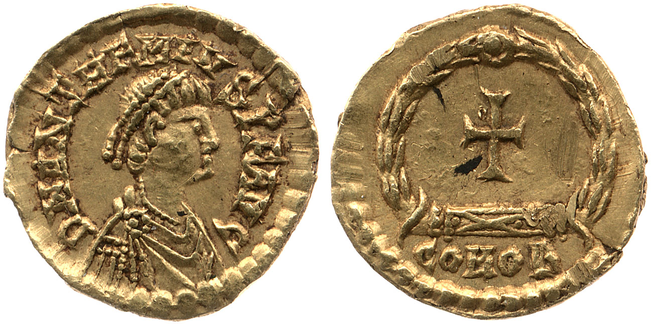 аверс RIC X Anthemius 2847
