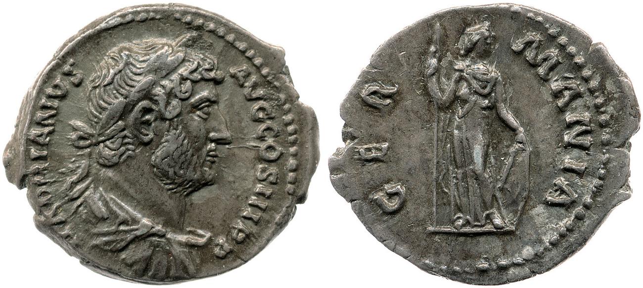 аверс RIC II, Part 3 (second edition) Hadrian 1525