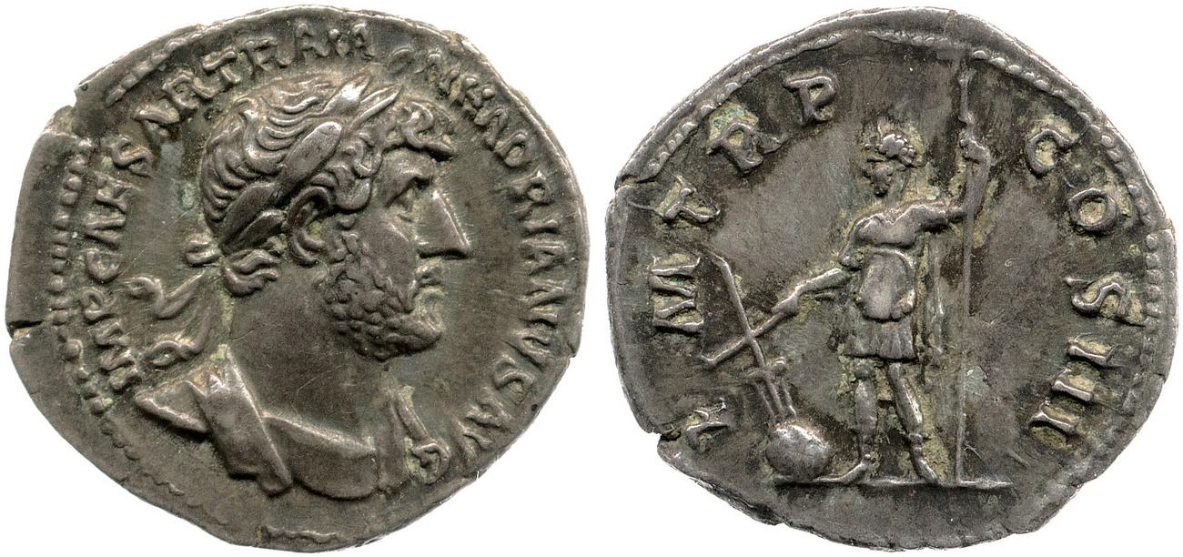 obverse RIC II, Part 3 (second edition) Hadrian 569