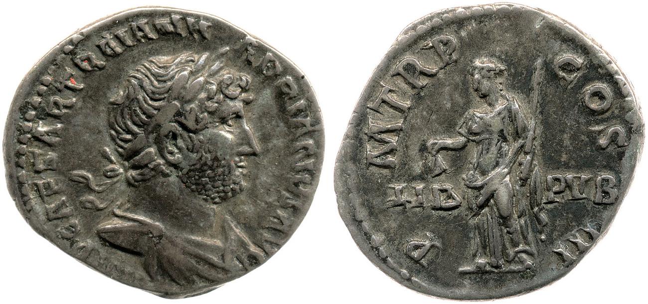 obverse RIC II, Part 3 (second edition) Hadrian 373