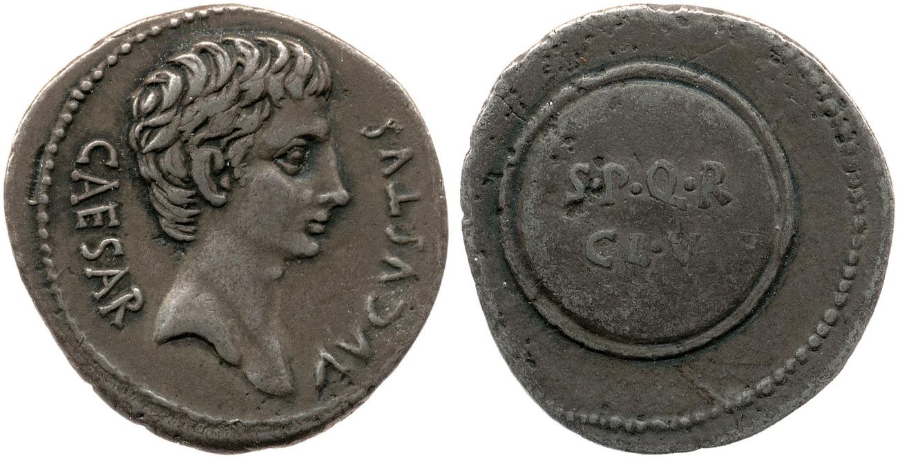 RIC I (second edition) Augustus 42A, аверс, bm