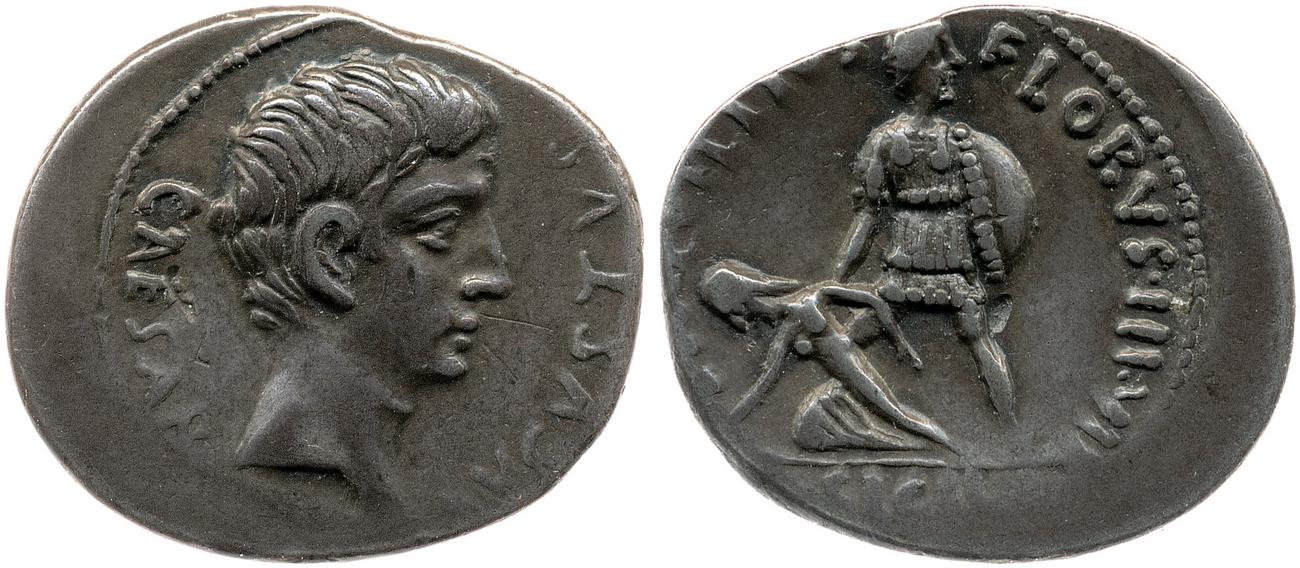 RIC I (second edition) Augustus 310, аверс, bm