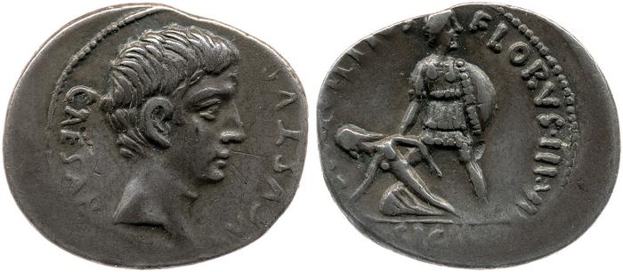 RIC I (second edition) Augustus 310, реверс, bm