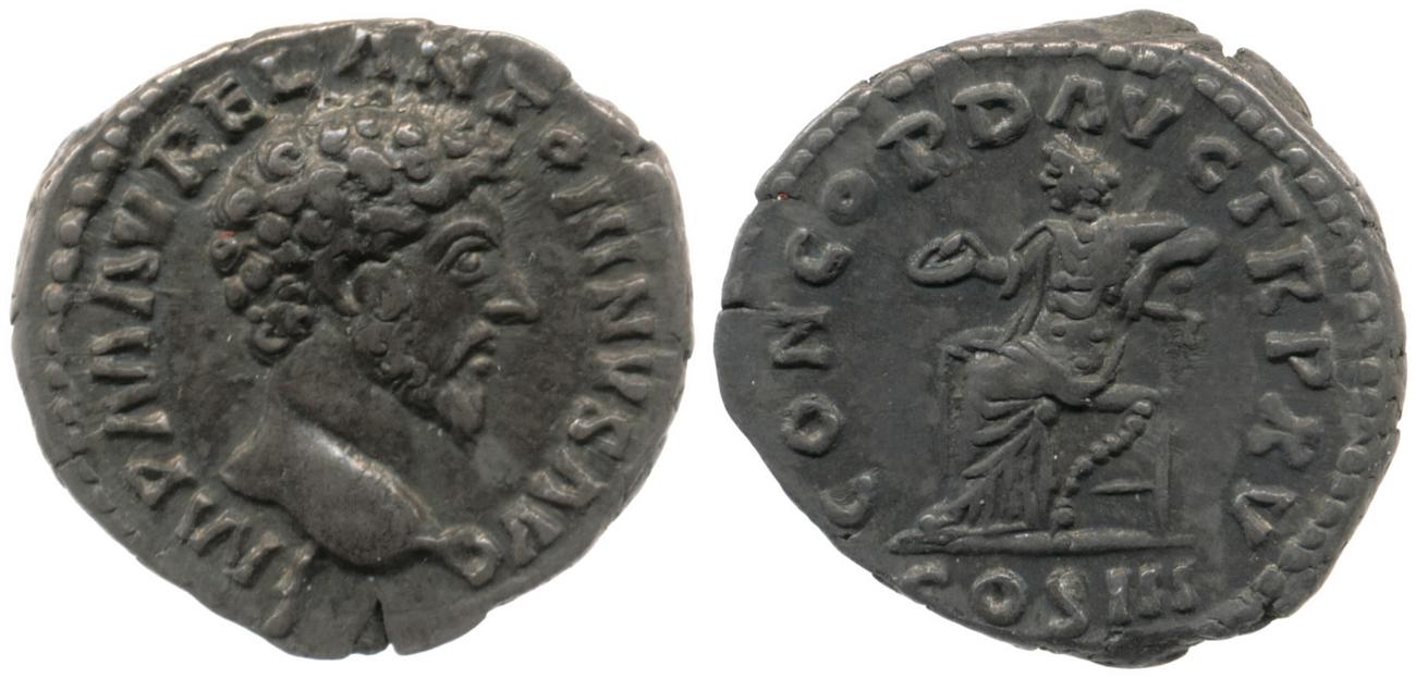 RIC III Marcus Aurelius 2, аверс, Британский музей