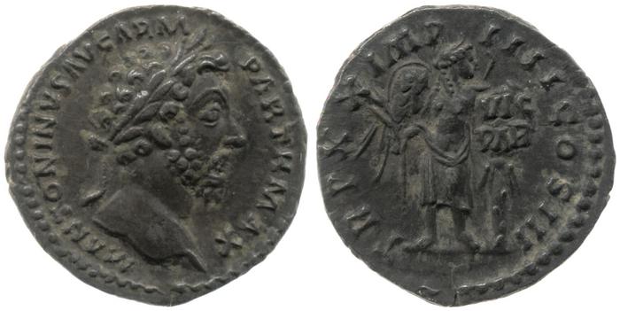 реверс RIC III Marcus Aurelius 163