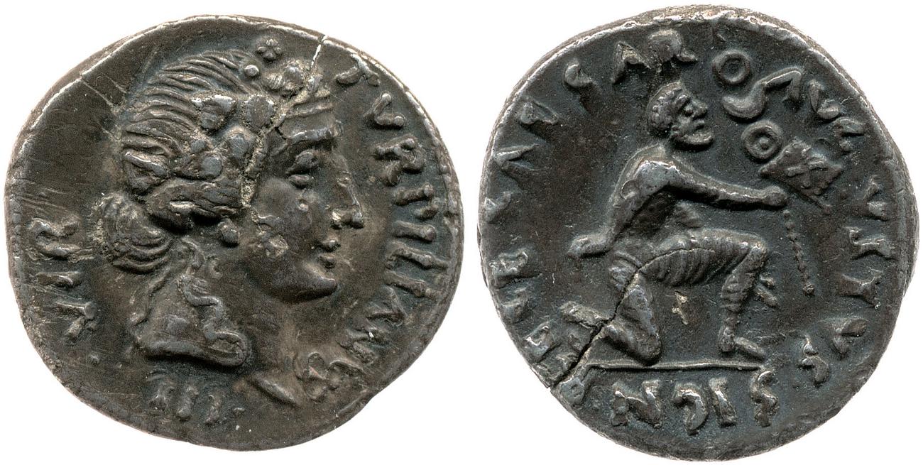 RIC I (second edition) Augustus 287, аверс, bm