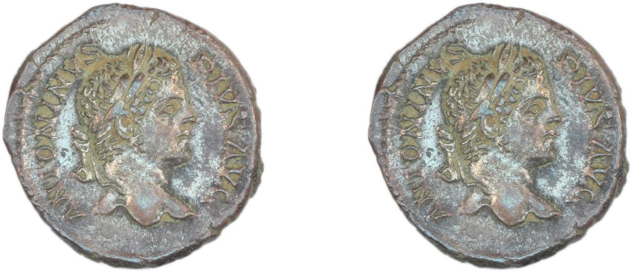 RIC IV Caracalla 107, аверс, Британский музей