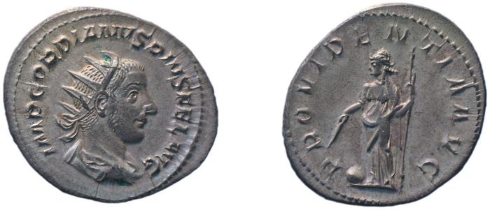 RIC IV Gordian III 150, реверс, bm