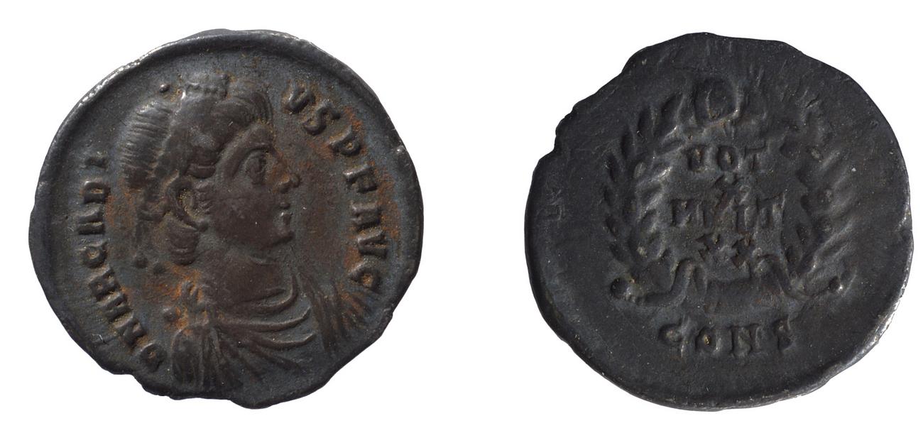 RIC IX Constantinople 77D, аверс, bm