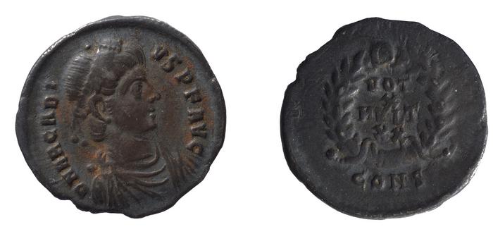 RIC IX Constantinople 77D, реверс, bm
