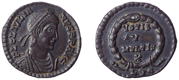 реверс RIC VIII Lugdunum 218