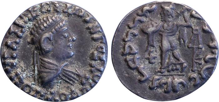 аверс Bactrian and Indo-Greek Coinage Apollodotus II 2.4