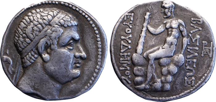 Euthydemus I of Bactria rev