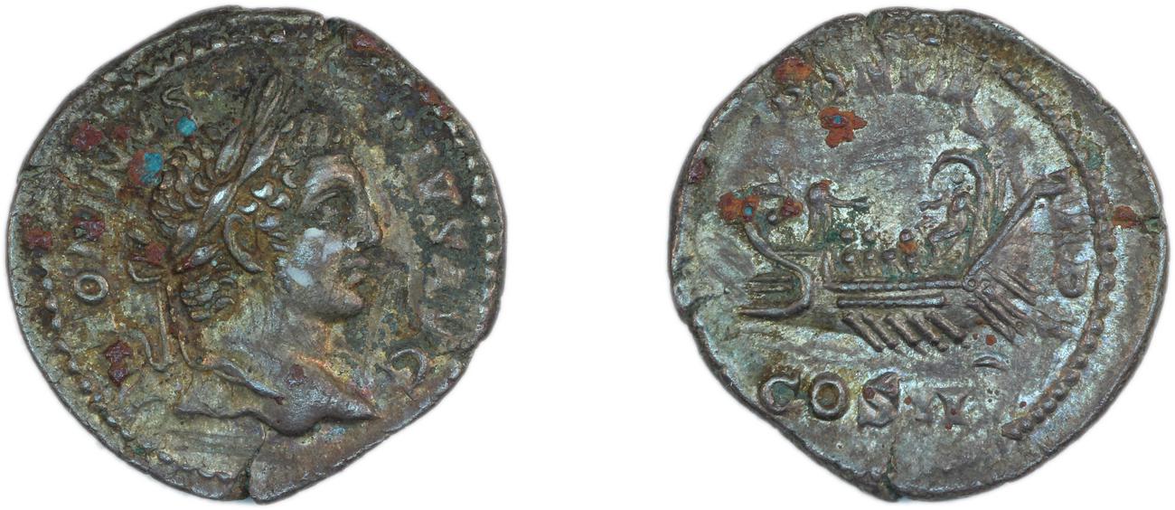 RIC IV Caracalla 98, аверс, Британский музей
