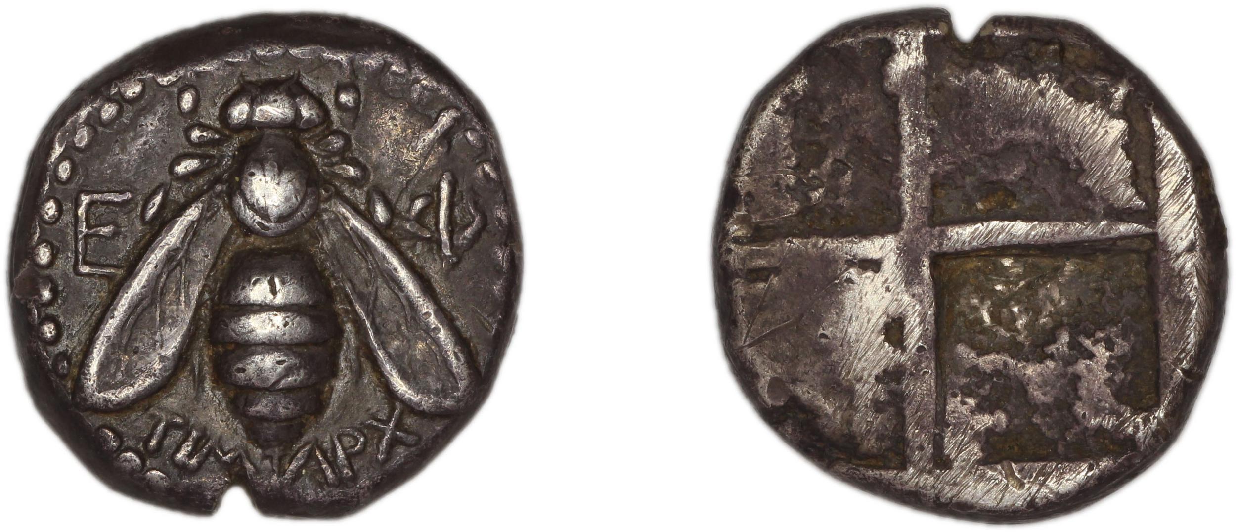 Ephesus Kinns and Holt 2023 Period I, AR I-II, аверс, Британский музей