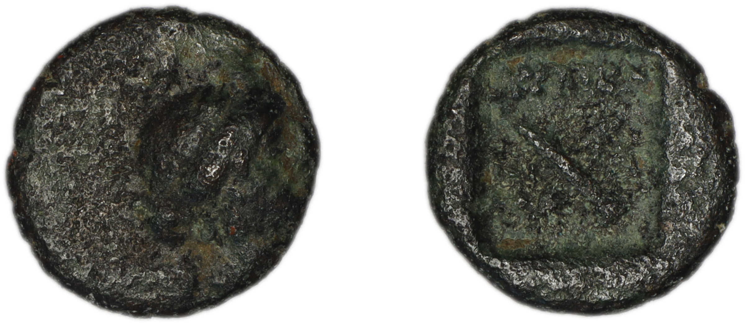 Lycian League Xanthus Troxell 1982 3.6, аверс, bm