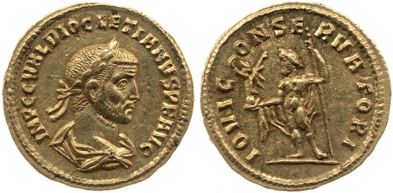 obverse RIC V Diocletian 295