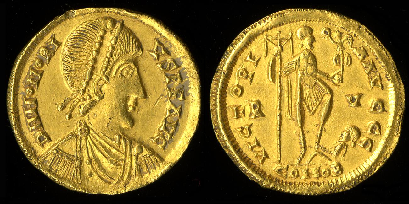 RIC X Visigoths 3704, аверс, bm