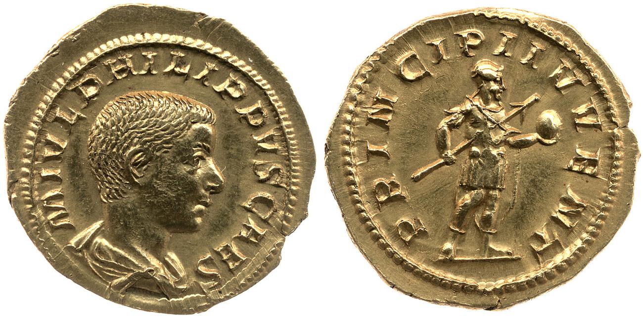 obverse RIC IV Philip I 216A