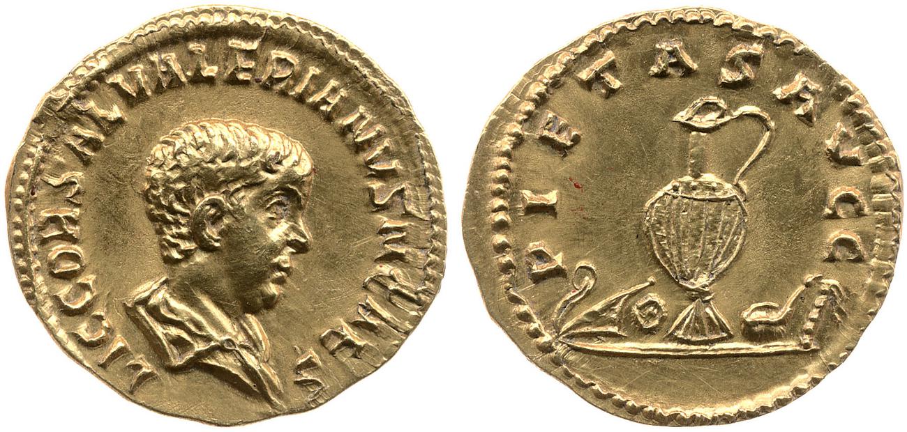RIC V Saloninus 17, аверс, bm