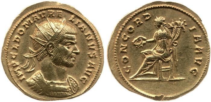 реверс RIC V Aurelian 164