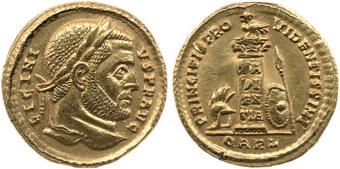 реверс RIC VII Arelate 2
