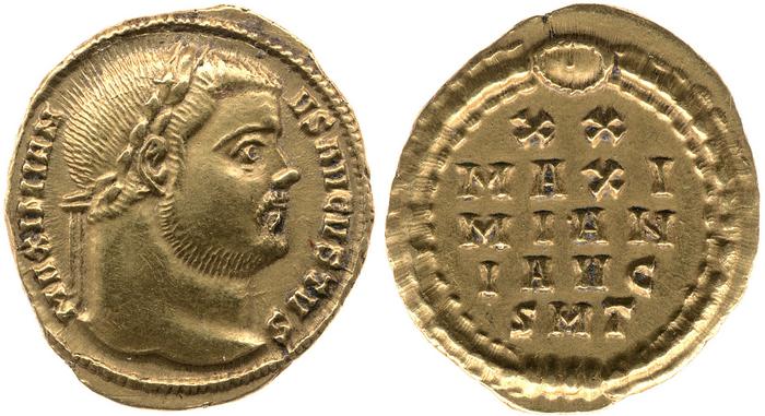 реверс RIC VI Ticinum 11b