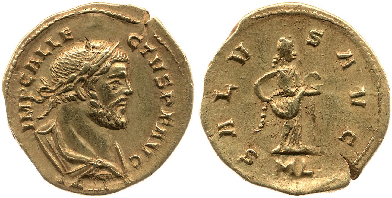 аверс RIC V Allectus 9
