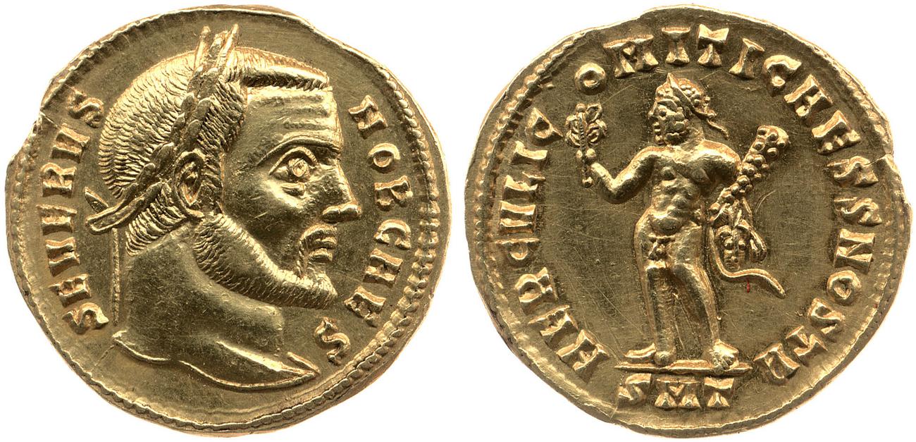 аверс RIC VI Ticinum 54a