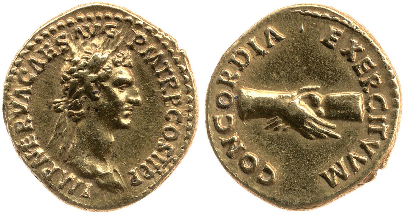 RIC II Nerva 2, аверс, bm