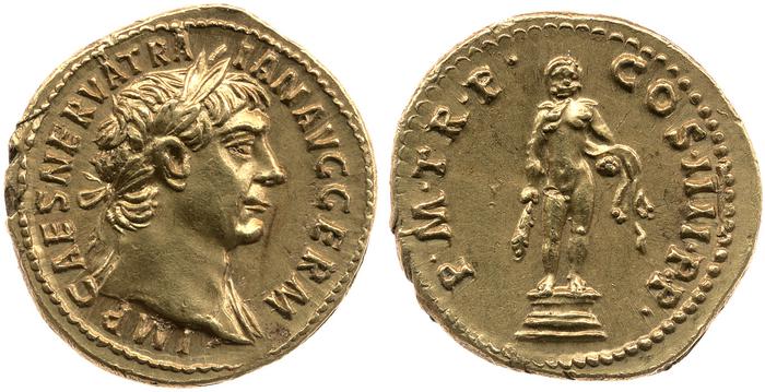 RIC II Trajan 49, реверс, bm