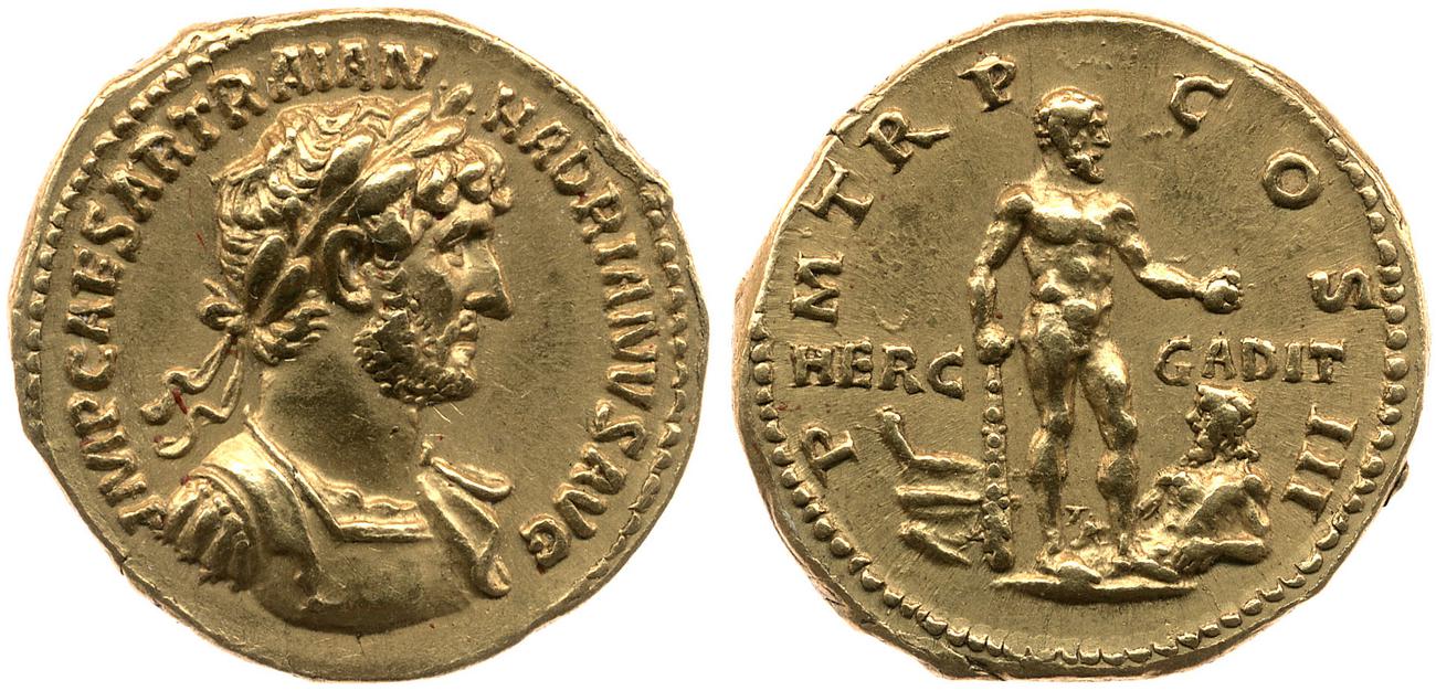 obverse RIC II, Part 3 (second edition) Hadrian 555
