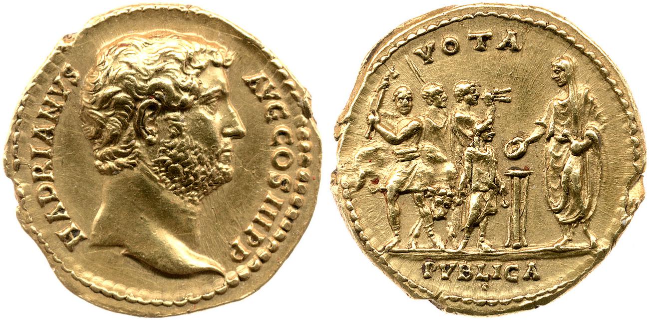 obverse RIC II, Part 3 (second edition) Hadrian 2035