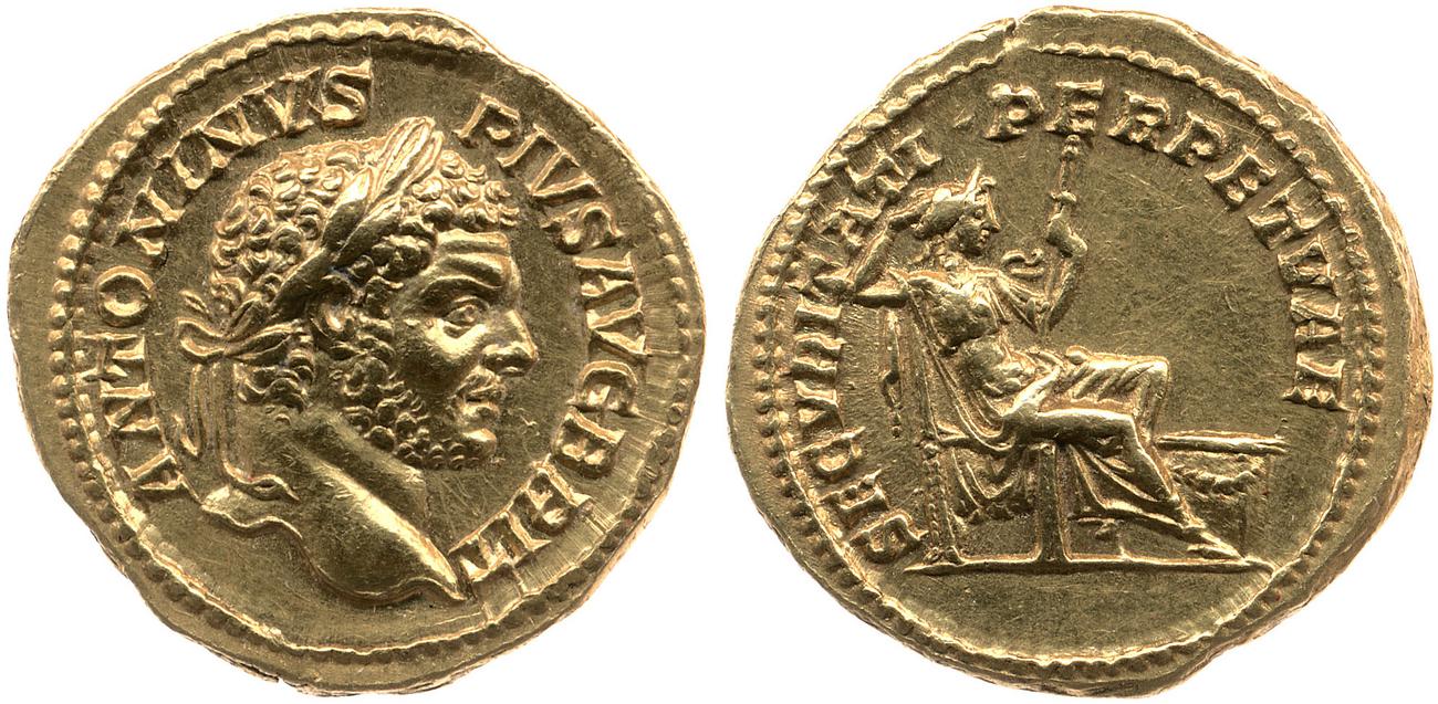 obverse RIC IV Caracalla 229A
