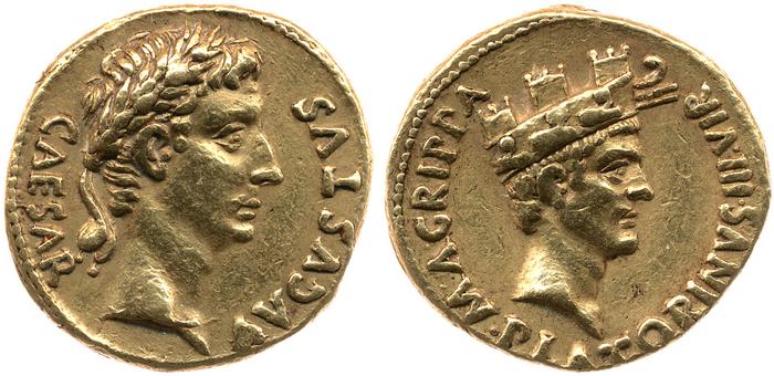 RIC I (second edition) Augustus 409, реверс, Британский музей