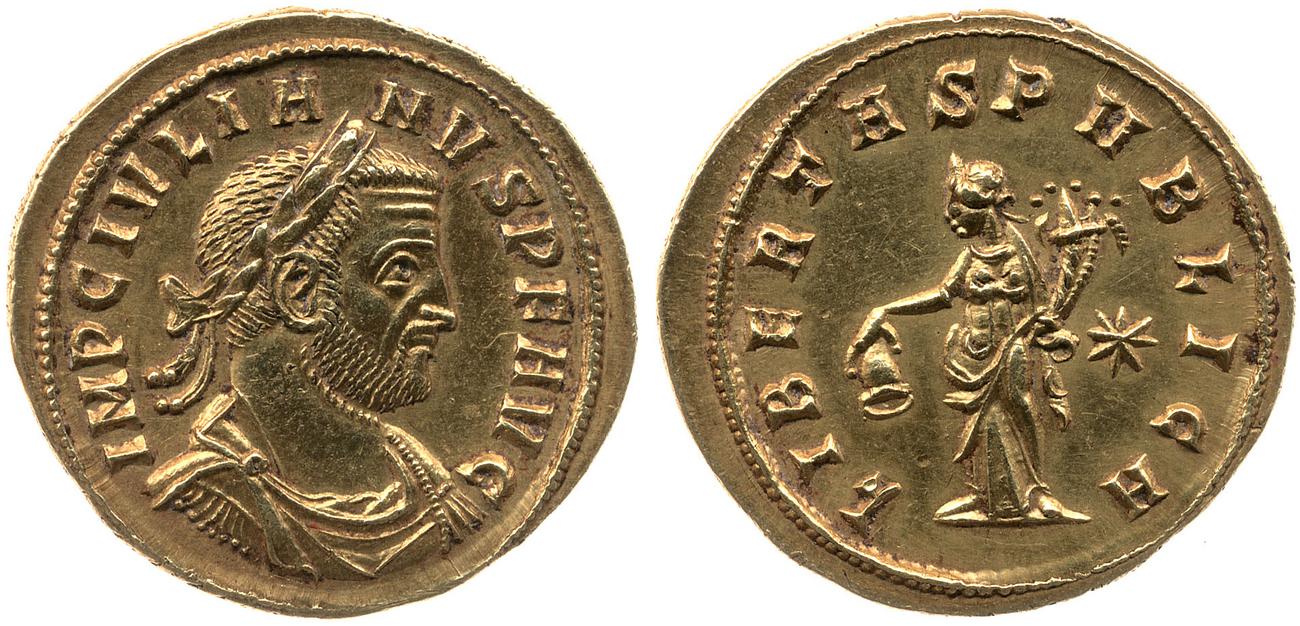RIC V Sabinus Julianus 1, аверс, bm