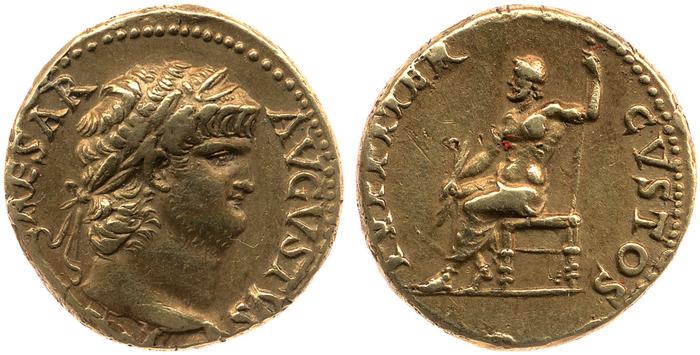 RIC I (second edition) Nero 52, реверс, bm