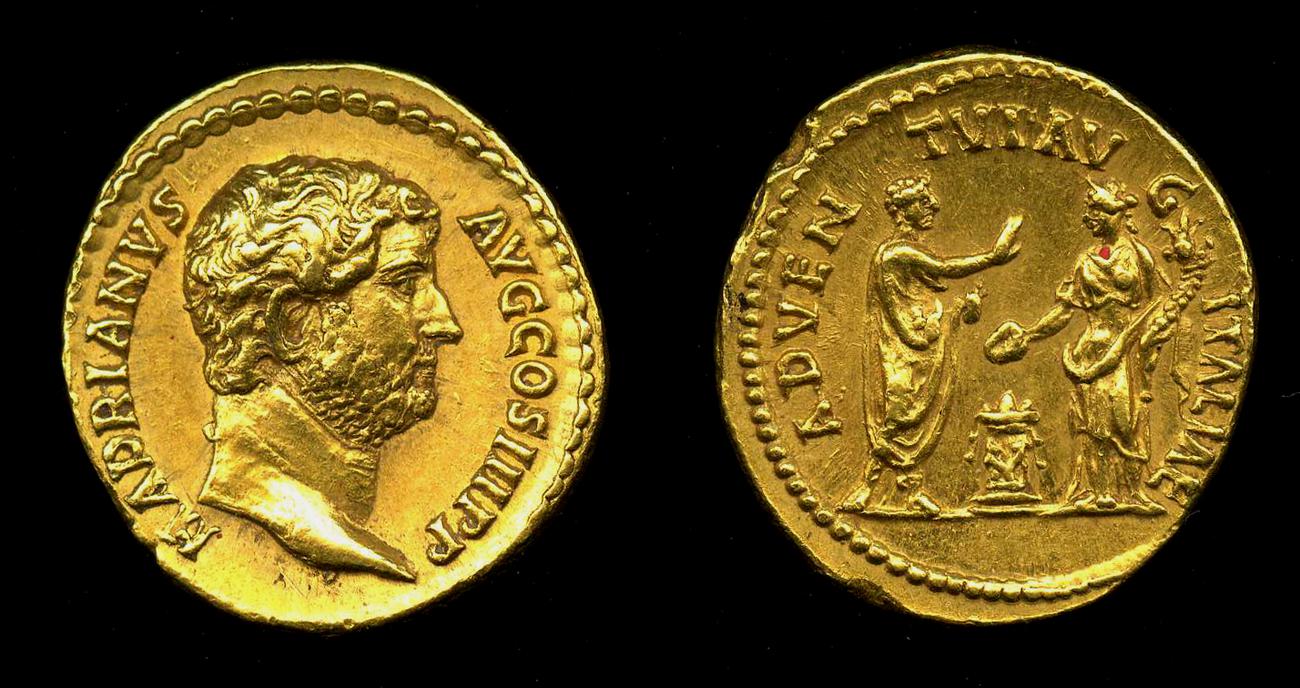obverse RIC II, Part 3 (second edition) Hadrian 1558