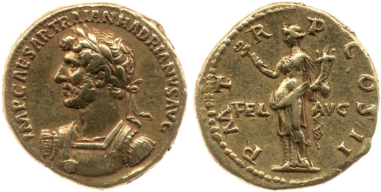 аверс RIC II, Part 3 (second edition) Hadrian 133