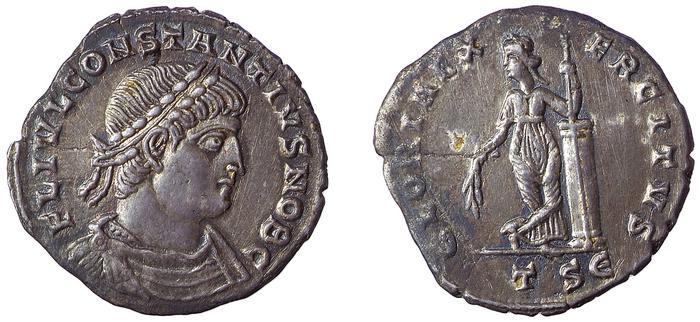 реверс RIC VII Thessalonica 196