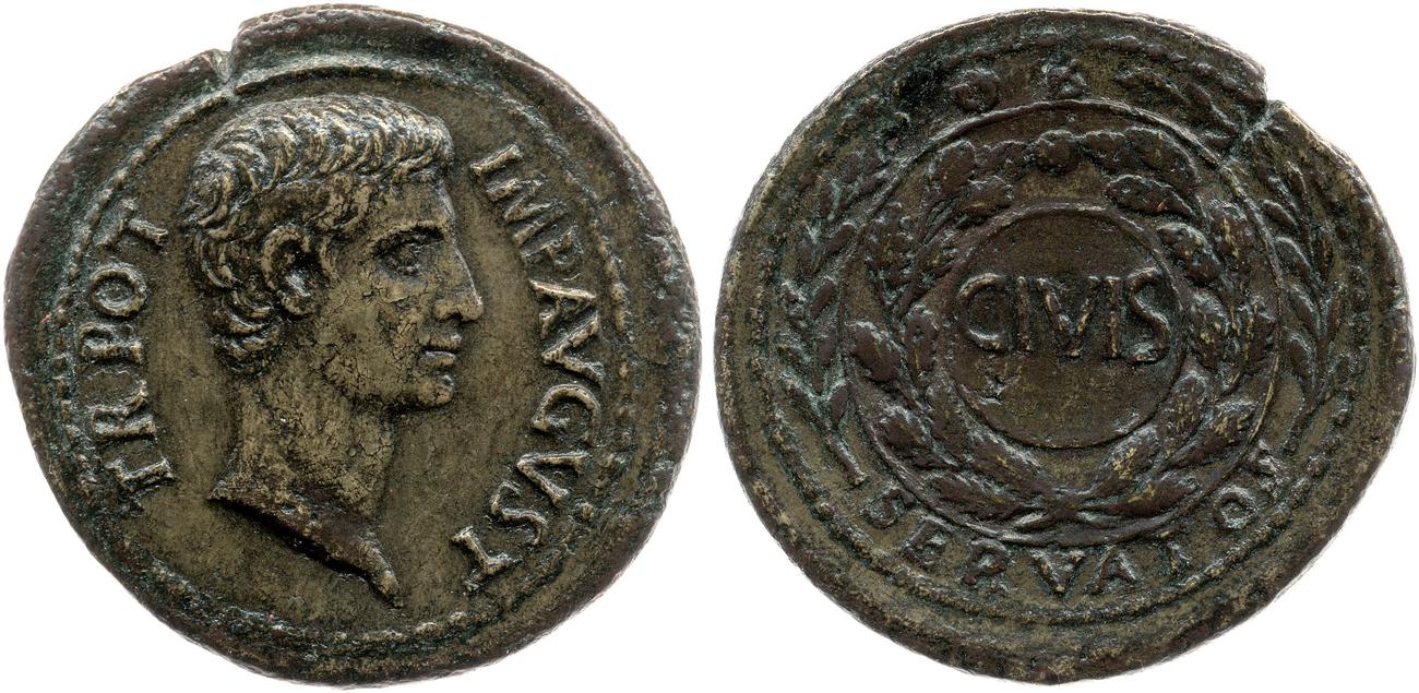 RIC I (second edition) Augustus 549, аверс, Британский музей