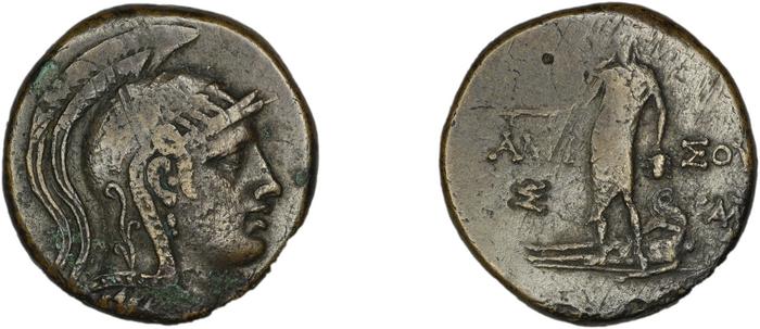 Amisus Waddington 1925 17, реверс, bm